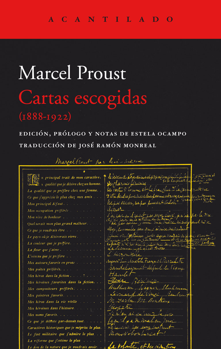 En este momento estás viendo Cartas escogidas, de Marcel Proust